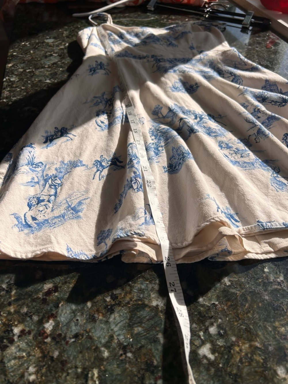 ARITZIA SUNDAY BEST Victorian Toile Printed Mini Dress. Equestrian. Horses. Euro - Picture 8 of 10